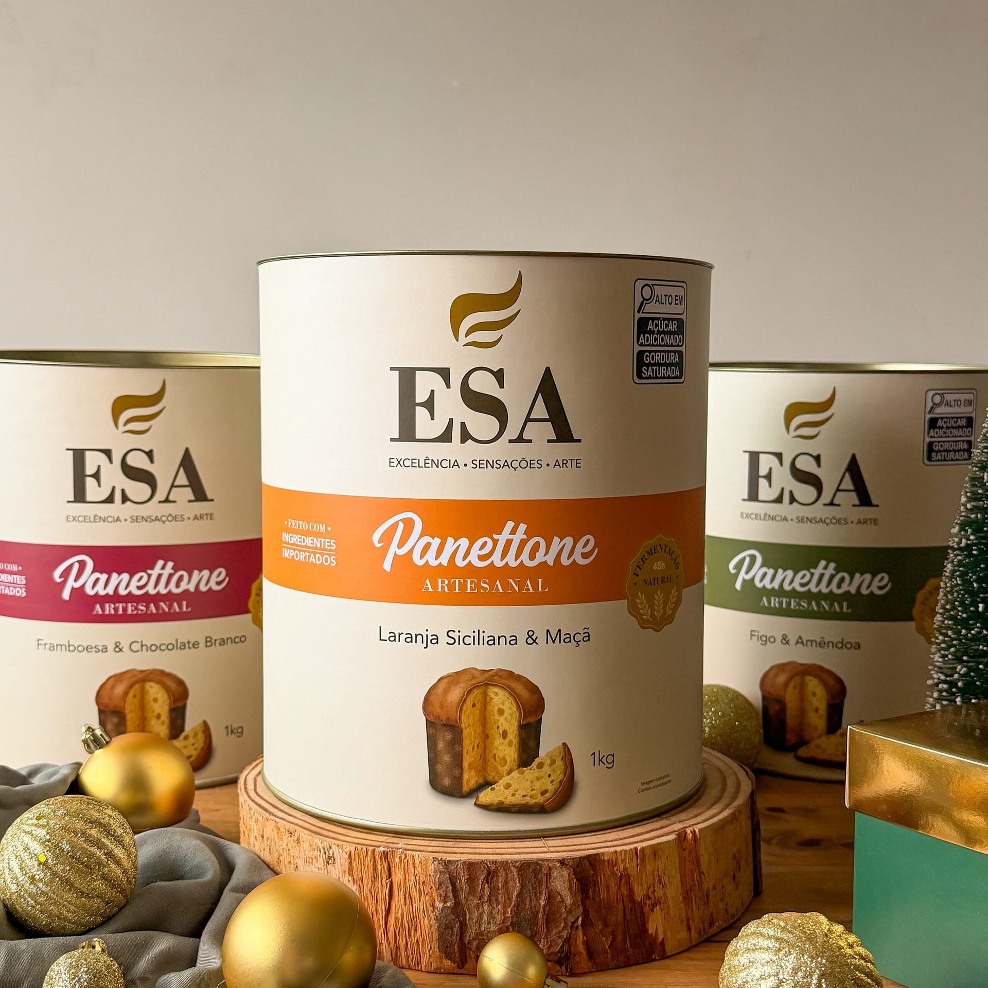 ESA lança panetones premium com fermentação natural de 48 horas